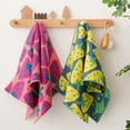 thumbnail image 1 of Toalla de gasa de 3 capas de algodón puro para lavado de cara, absorbente para el hogar, sin pelusa, toalla de gasa de doble cara con dibujos animados para baño de adultos, 1 of 5