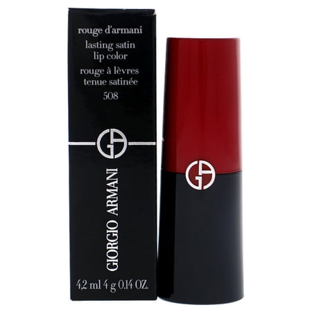 Rouge DArmani Lasting Satin Lipcolor 508 Rose Alexandrie by Giorgio Armani for Women 0.14 oz Lipstick Walmart