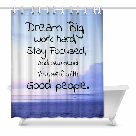 Yusdecor Tropical Beach With Inspirational Quote Dream Big