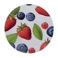 thumbnail image 4 of HAOXIT Fruit Print Tablecloth Round Stain Resistant Oilproof Elastic Tablecloths for Round Tables Table Cloth Round for Fits for Round table 54-58, 4 of 8