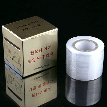 Tattoo Film WALFRONT 2 Types New Semipermanent Makeup Supplies Eyebrow Liner Tattoo Wrap Cover Preservative Film, Tattoo Barrier, Makeup Supply ()