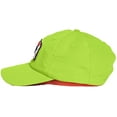 thumbnail image 3 of Fila Heritage Neon Grid Tech 6-Panel Slouch Adjustable Snapback Hat Neon Green, 3 of 5