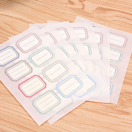 BESTYASH 1Pack Name Labels Stickers for Filing Envelopes Containers with Easy Peel Self Adhesive