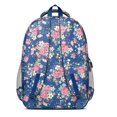thumbnail image 3 of Pioneer Flower Backpack for School,Cute School Bag,Schoolbag with Adjustable Shoulder Straps & Padded Back,16.9 Inch, 3 of 5