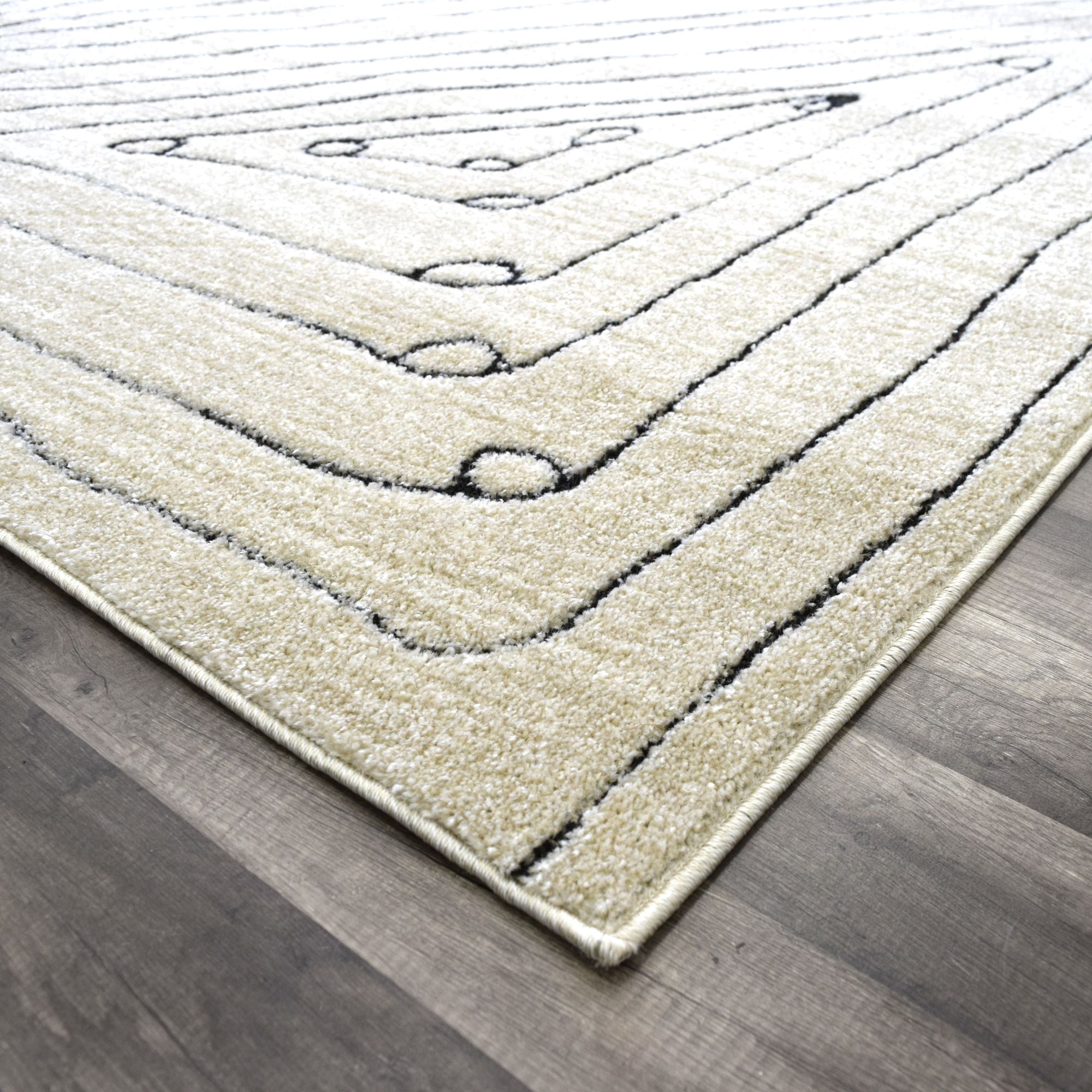 Rugs America Chanai CN70B Contemporary Geometric 5'0" X 7'0" Area Rug