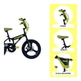 thumbnail image 4 of Bicicleta Infantil Monk Bitten Rodada 16 Negro amarillo, 4 of 6