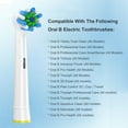 thumbnail image 3 of Replacement Toothbrush Heads Compatible with Oral B Electric Toothbrush,12pcs White Toothbrush Heads for 2professional,2Sensitive,2professional PRO,2Cross,2Floos,2White3D, 3 of 8