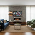 thumbnail image 2 of Northwest 36-inch Wall-Mount Electric Fireplace Heater with Orange Flame and Remote, 2 of 11