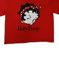 thumbnail image 4 of Betty Boop Raw-Cut Cropped Junior Womens T-Shirt Size Medium, 4 of 4
