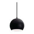 thumbnail image 2 of AFX Roxy 7 3/4" Wide Black Metal Dome Mini Pendant Light, 2 of 3