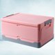 thumbnail image 5 of Caja de almacenamiento plegable multifunción, organizador de artículos diversos, caja de libros con tapa para el hogar, dormitorio (rosa, talla L), 5 of 5