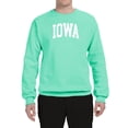 thumbnail image 2 of Wild Bobby State of Iowa College Style Unisex Crewneck Sweatshirt, 2 of 6