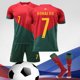 thumbnail image 5 of Football Maillot Adultes Enfants, Garçon Vêtements de Football, No. 7 Red Jersey Maillot, T-Shirts et Shorts de Football con Chaussettes, 5 of 5