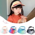 thumbnail image 1 of Chapeau de Protection Solaire à Grand Bord Ajustable, Résistant aux UV, Dessus Vide, Respirant, Extérieur, Été, Chapeau de Soleil pour Tout-Petits et Enfants, 1 of 7