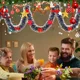 thumbnail image 5 of Cintas de oropel navideñas con lazo, guirnalda de cinta de caña verde, colgante para árbol de Navidad, adornos de corona de bricolaje, decoración para fiestas y hogar, 5 of 5
