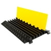 5-Channel Modular Industrial Rubber Cable Ramp Middle Section