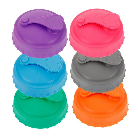6pcs Leakproof Soda Can Covers Silicone Sofa Can Lids Saver Beer Covers Soda Can Parts