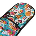 thumbnail image 2 of Dailycode Double Sided Oven Mitt with Loop Heat Resistant Kitchen Long Potholders 7" x 35" Colorful Fruit and Ice Cream, 2 of 6