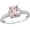 Silver, variant on Women's Morganite Sterling Silver Ring