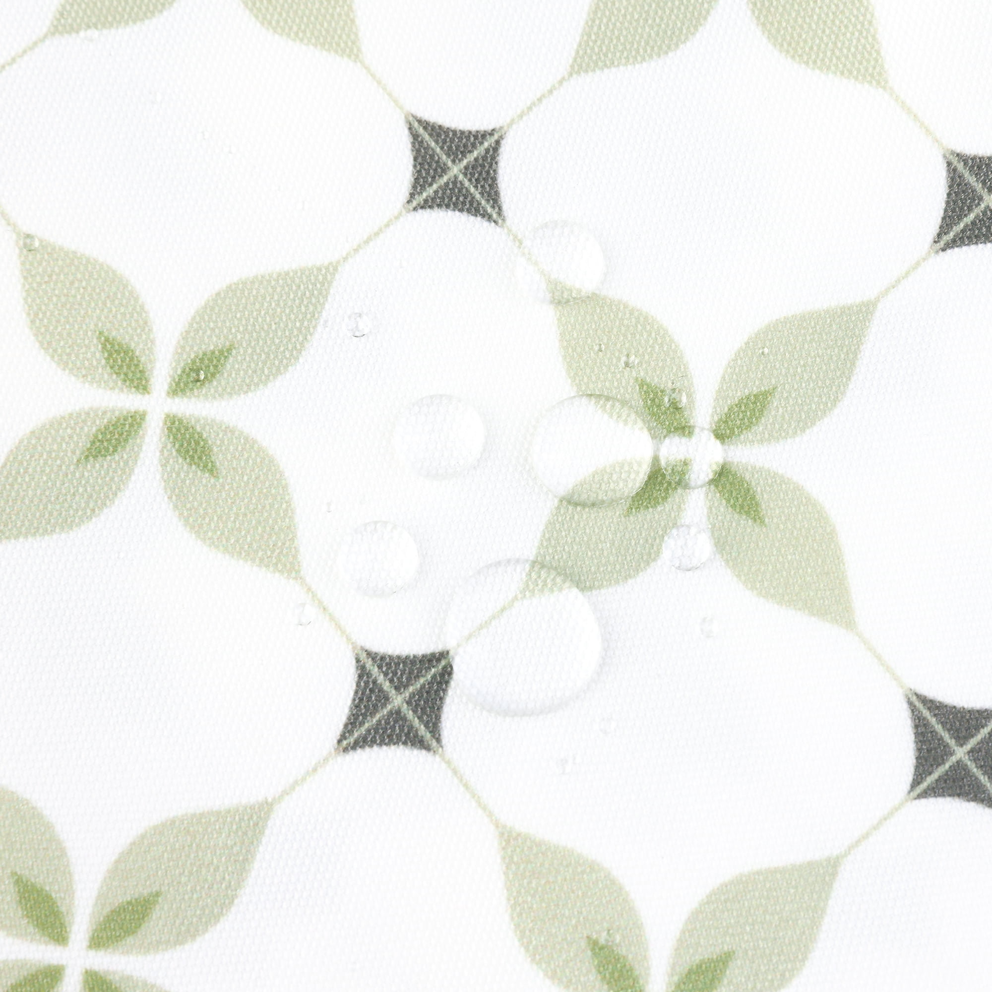 Unique Bargains Rectangle Floral Tablecloth Faux PU Table Cover with Tassels Leaf 55"x55"