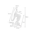 thumbnail image 1 of Universal Angle Adjustable Car Mirrors Round Convex Blind Spot Mirror Auto Rearview Reverse Side Mirror Parking Accessories White S, 1 of 6