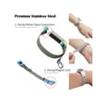 thumbnail image 2 of Milanese Magnetic Loop Stainless Steel Wrist Band Strap for Fitbit Alta HR /Alta, 2 of 6