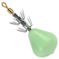 thumbnail image 1 of Squid Jigs Hook 60g 6cm anzuelos giratorios luminosos cebos de pulpo de goma suave FLhrweasw  Nuevo, 1 of 5