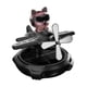 thumbnail image 1 of Difusor solar giratorio para coche, modelo de avión, adorno de aceite esencial Perro negro, 1 of 9