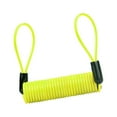 thumbnail image 2 of Baoblaze Disc Lock Security Reminder Cable Disc Reminder Cable for Motorbike Bike ATV Yellow, 2 of 8