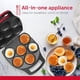 thumbnail image 4 of Holstein Housewares Máquina para Hacer Arepas de 6 Secciones: Prensa Eléctrica Antiadherente para Arepas, Pupusas, Minipanqueques, Tortillas, Huevos, Snacks Cetogénicos y Más: Desayuno Fácil y Rápido,, 4 of 5