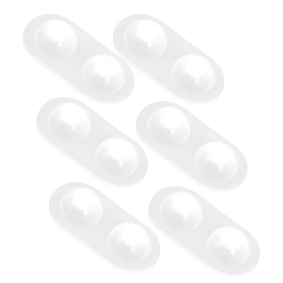 GAXIRE 6 Pcs Eyeball Molds for Craft Making, Easy Demolding Silicone Mold Kit for Artists and Hobbyists, White