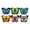 2, variant on Hearts Punch Needle Coasters Kit,6-pattern punch needle Needle Coasters Kit ,Punch Art for Beginners,Suitable for Home Decoration