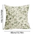 thumbnail image 3 of Decorative Throw Pillow Cover, Farmhouse Tropical Floral Linen Cushion Case for Sofa Couch, Boho Style Outdoor Home Pillowcase, 3 of 4
