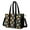 Music Bulldog, variant on Teacher Tote Bag,Paw Print Dog Bone Teacher Utility Tote Bag,Large Work Tote Bags for Women with Multiple Pockets,Top Zipper Closure,13.8x10.6x6.7 Inch