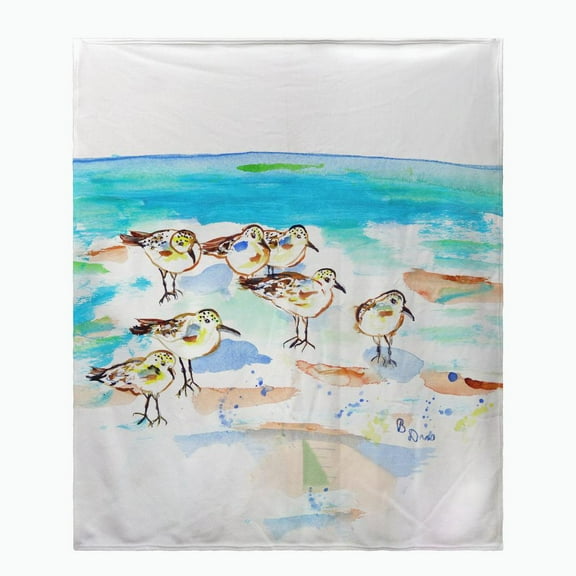 Betsy Drake Interiors Seven Sanderlings Throw