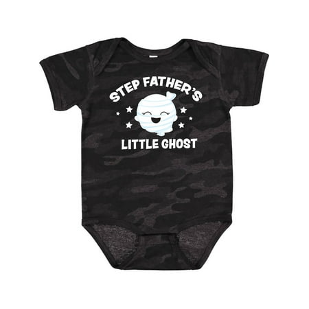 

Inktastic Cute Step Father s Little Ghost with Stars Gift Baby Girl Bodysuit