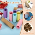 thumbnail image 3 of Uxcell 6 Pack Tubes en Carton, Rouleaux de Papier Toilette Ondulés, 9.84x1.58 Pouces, Marron, 3 of 7