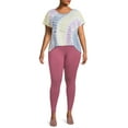thumbnail image 2 of Terra & Sky Women's Plus Size High Waist Leggings, 2 of 5