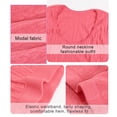 thumbnail image 4 of Qarigey Ropa interior térmica transpirable mujer invierno calzoncillos largos buena elasticidad camiseta femenina traje transpirable ropa de conjuntos de ropa Gris, 4 of 6
