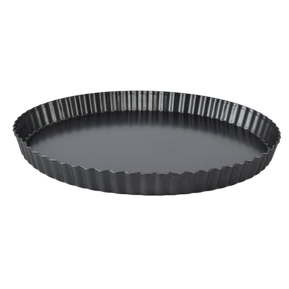 12 inch Non-Stick Tart Pan Deep Quiche and Pie Dish with Removable Bottom, Heavy Duty