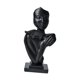 thumbnail image 2 of Escultura de cara abstracta, estatua de abrazar, estatua de amante abrazado, figura coleccionable Negro, 2 of 9