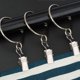 thumbnail image 4 of 50 clips de acero inoxidable para cortinas con gancho para fotos de cortinas, soporte para alambre para fiestas al aire libre, 4 of 5