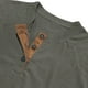 thumbnail image 4 of pstuiky camisas de manga larga para hombre, Camisa informal de moda para hombre, con cuello en V y mangas, transpirable Tops casuales para hombres xl, 4 of 8