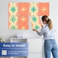 thumbnail image 5 of 8 Pack Art Acoustic Panels Sound Absorbing 50s Mid Century Modern Decorative Soundproof Wall Panels Self Adhesive for Nursery Game Room Bedroom 48"x32", 5 of 7