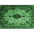 thumbnail image 1 of Ahgly Company Indoor Rectangle Medallion Emerald Green Traditional Area Rugs, 8' x 10', 1 of 4