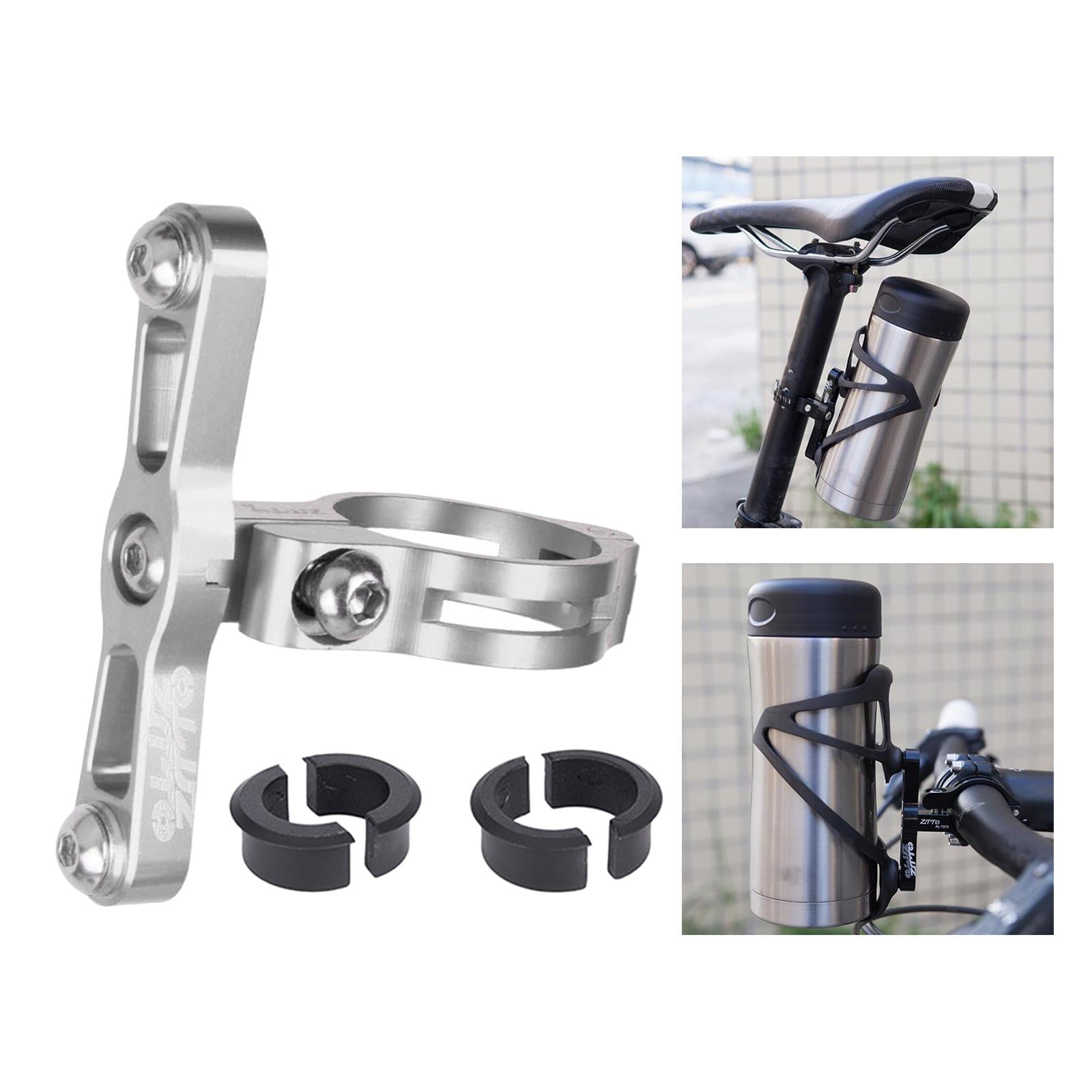 Adaptateur Porte-bidon De Vélo VOANZO - Montage Sur Tige De Selle (24/31,6 Mm) Ou Guidon (31,8 Mm) - Alliage Alu