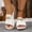 White, variant on Women's Wedge Slide Sandals Casual Spring Summer Beach Mules with Metal Buckle Accent Solid Color Faux Leather Thick Sole Platform Sandals with Wide Width Options for Daily Walking Outdoor Use