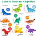 thumbnail image 4 of Juguetes de madera apilables con forma de dinosaurio FFTROC Montessori para niños de 2 a 4 años, 4 of 6