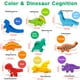 thumbnail image 4 of Juguetes de madera apilables con forma de dinosaurio FFTROC Montessori para niños de 2 a 4 años, 4 of 6