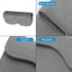 thumbnail image 5 of Gafas de sol clip, car glasses case, sun visor sunglasses clip, storage box, foldable, metal frame, for car, auto gafas de sol, solares coche, portátil, high-quality, durable, for travel, 5 of 8